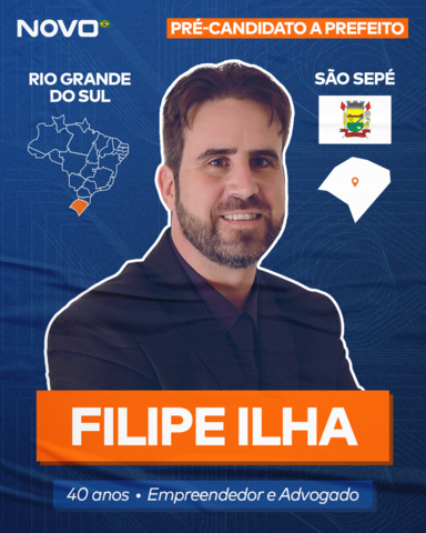 Filipe Ilha tem buscará a acabar com a miséria por meio do livre mercado e da prestação de serviços básicos pelo estado