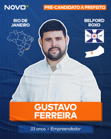 Gustavo Ferreira está comprometido com a geração de emprego e renda em Belford Roxo