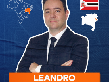 Leandro Sanson é especialista de direito e propõe fazer uma gestão focada nos serviços públicos essenciais e na promoção do empreendedorismo