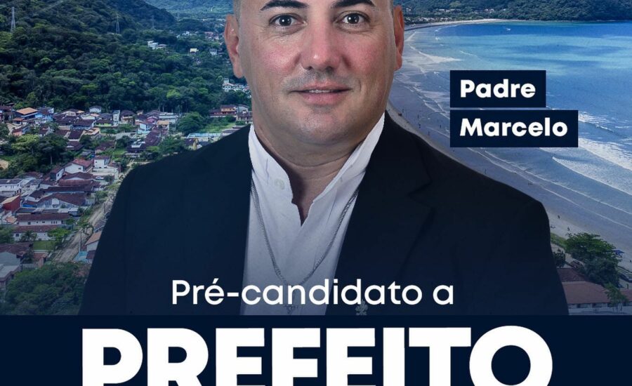 Padre Marcelo de Ubatuba em São Paulo é pré-candidato a Prefeito