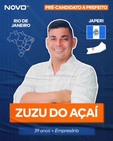 Zuzu do Açaí está comprometido com investimentos em infraestrutura e incentivos fiscais para trazer mais emprego para Japeri