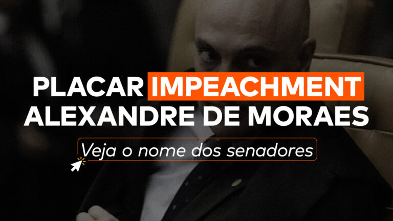 O placar do impeachment de Alexandre de Moraes tem mais senadores favoráveis do que contrários.