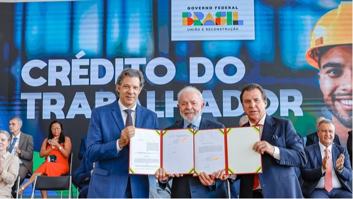 O Crédito do Trabalhador é mais uma tentativa de reverter a rejeição popular de Lula (créditos: Ricardo Stuckert).