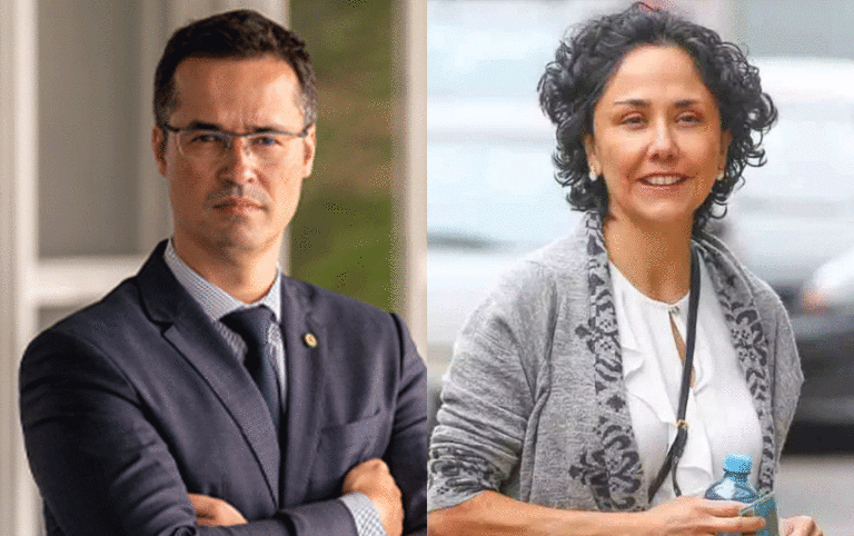 A ex-primeira-dama do Peru fugiu para o Brasil, com o apoio do governo Lula, seu aliado histórico, depois de ser condenada por corrupção pela justiça peruana, e Deltan Dallagnol pede que ela seja investigada aqui também (créditos: reprodução).