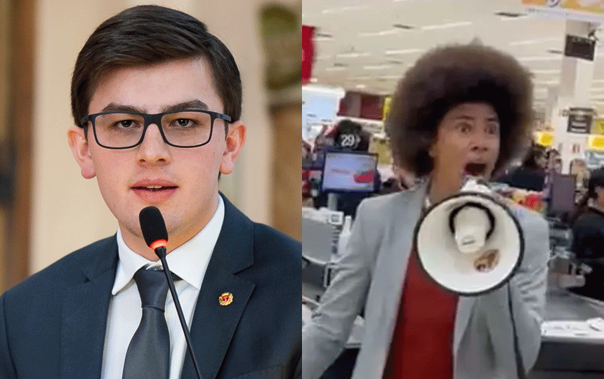 Guilherme Kilter exigiu a cassação do mandato de Renato Freitas pela invasão de um supermercado e a agressão contra uma mulher durante o ato (créditos: reprodução).