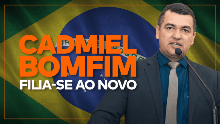 A vinda de Cadmiel Bomfim para o NOVO é um passo importante para  a consolidação do partido no Acre (créditos: reprodução).