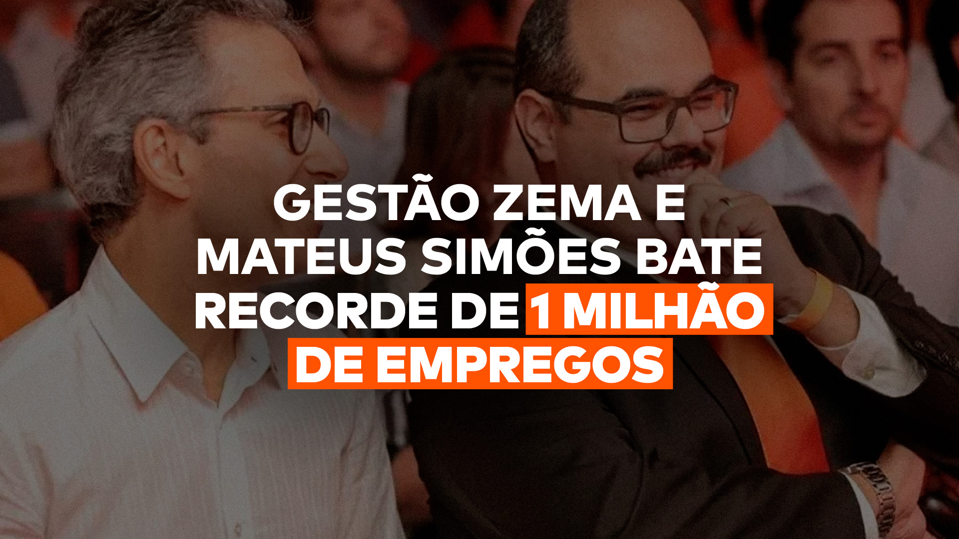 Minas Gerais bateu a marca de 1 milhão de novos empregos criados desde o início do governo Zema e Mateus Simões pelo Partido Novo em 2019.