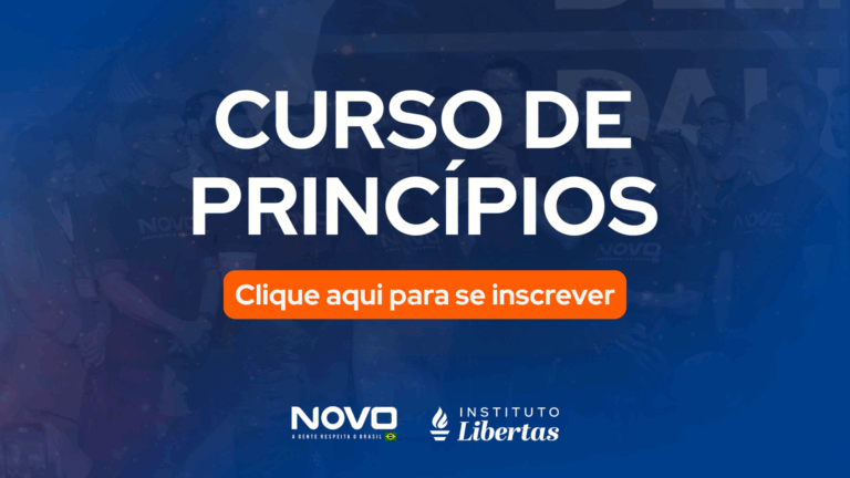 Os Cursos Princípios do NOVO trazem a base dos ideias do partido para filiados e lideranças políticas.