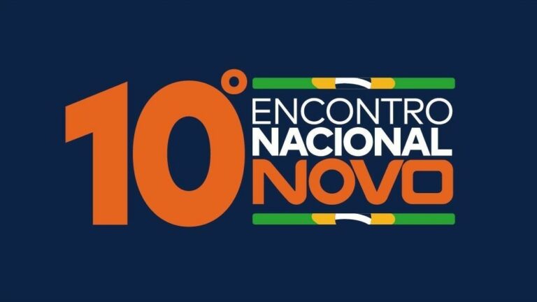 Na matéria “Você Também Está Revoltado com o Brasil? Venha no Encontro Nacional NOVO 2026” aparece a arte do Encontra Nacional do Partido.
